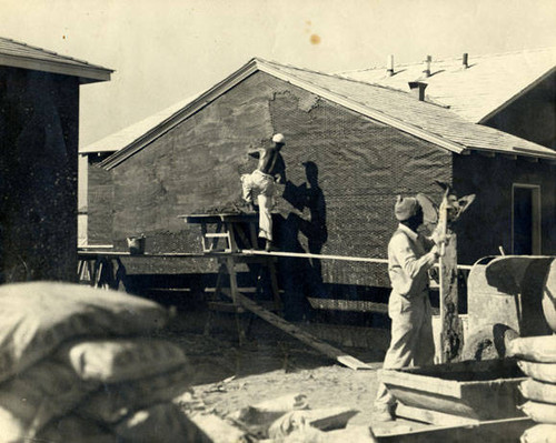San Fernando Valley House Construction, circa 1950