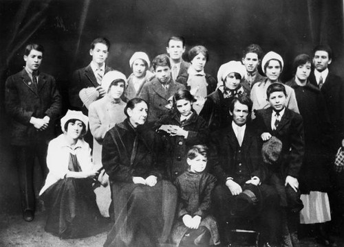 Santa Maria Family around 1917. Topanga, Calif