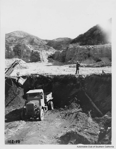 Gravel pit, Tujunga, approximately 1935