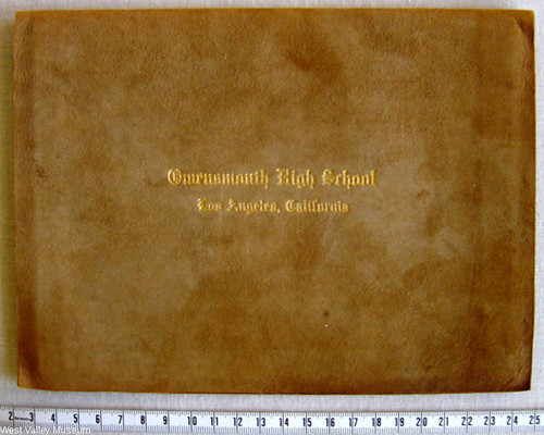 Cover of a Graduation Certificate, Owensmouth High School