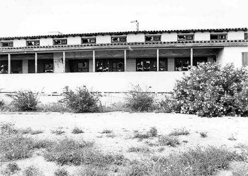 Surgery Building at Olive View Hospital After 1971 Sylmar Earthquake