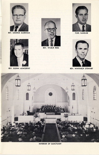 First Baptist Church of Sunland 50th Anniversary, 1960