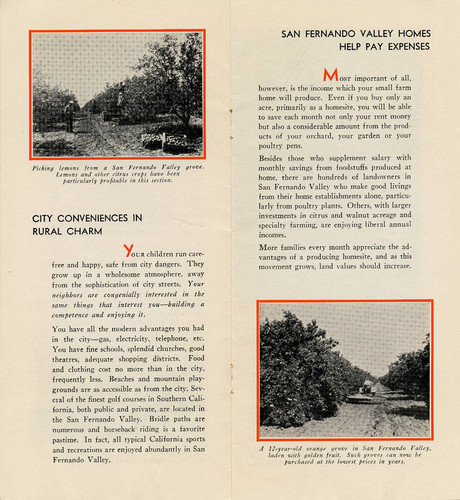 Now is the time to buy a small farm near Los Angeles brochure, 1932