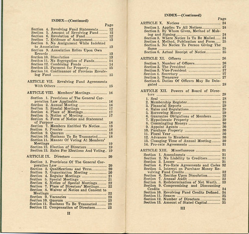 By-Laws of the San Fernando Heights Lemon Association [revised], 1937