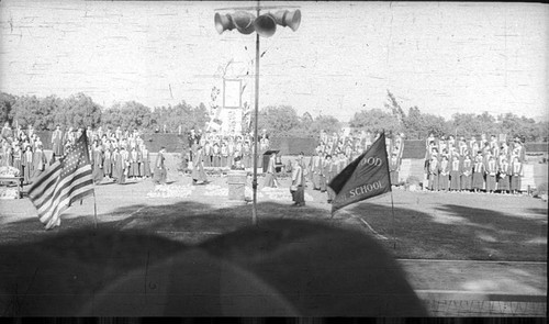 North Hollywood High School graduation ceremony, North Hollywood, 1942