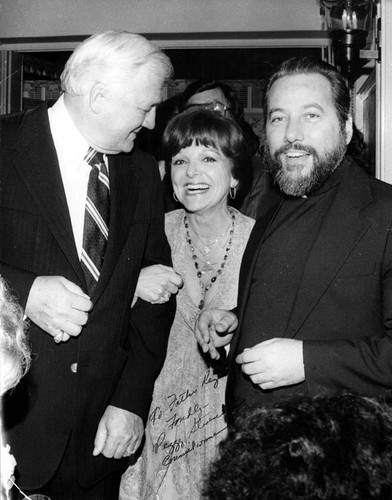 Father Kezios and Councilwoman Peggy Stevens, circa 1978