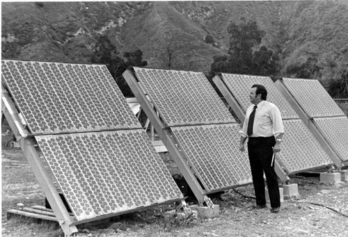 Photovoltaic array testing, Spectrolab, Sylmar, 1979