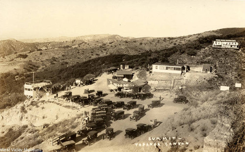 View of the summit in Topanga Canyon, circa 1928