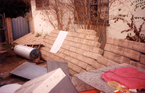 Earthquake damage, Canoga Park, Calif., January 1994