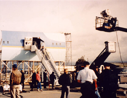 Van Nuys Airport as a location for a feature film, 1992