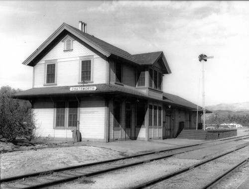 Chatsworth railroad station, Chatsworth, 1950s