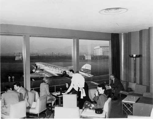 Lockheed Air Terminal. Sky Room Restaurant