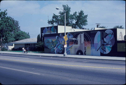 Mural, San Fernando Gardens housing development, Pacoima, circa 1978-1981