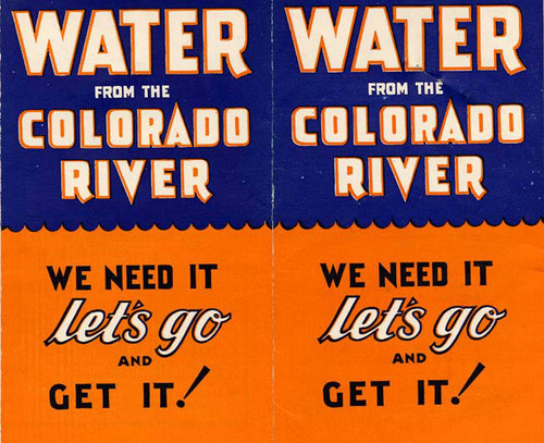Pamphlet promoting water from the Colorado River for Southern California, 1931