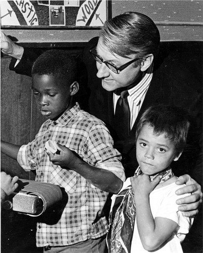 San Fernando Valley youths, late 1960s--Congressman James C. Corman