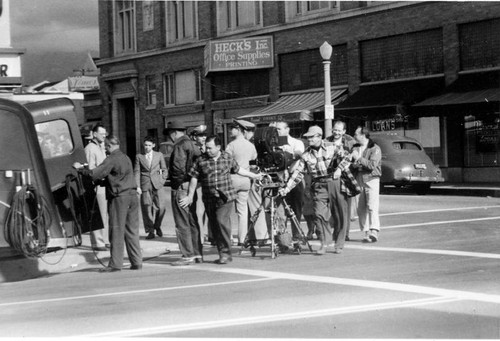 Film crew, Glendale, circa 1935-1940