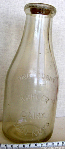 Kopler Dairy milk bottle, circa 1950