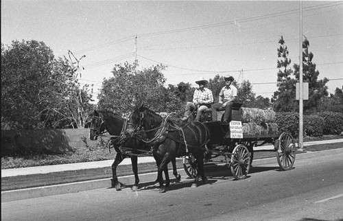 Cooper's Hay and Feed wagon