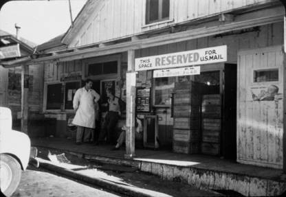 Topanga General Store and Post Office in the 1940s
