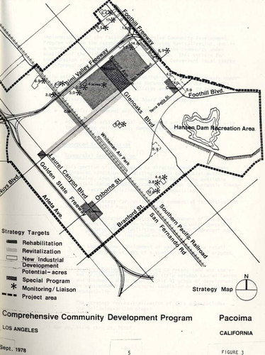 Pacoima Comprehensive Community Development Program, Final Environmental Impact Report (map)