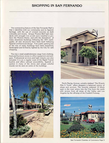 San Fernando Shopping Guide and Industrial Directory, circa 1980 (page 5)