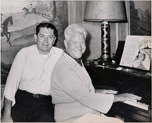 Jack Oakie and David F. Smith, undated