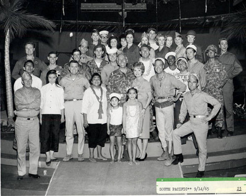 Valley Music Theatre, cast photo, South Pacific, Woodland Hills, 1965