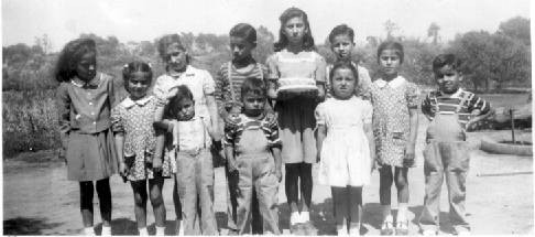 Rudy Ortega, Sr. and his family at a birthday party