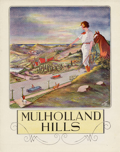 Mulholland Hills brochure, circa 1922-1926 (cover)