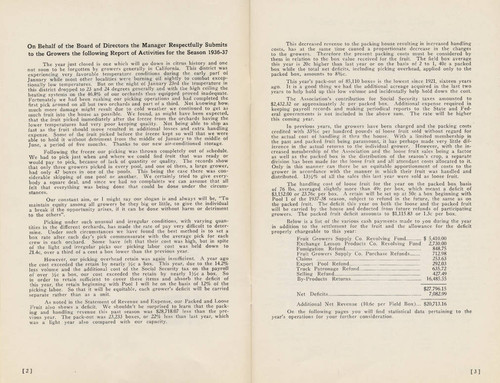 San Fernando Heights Lemon Association, 26th Annual Report, 1936-1937