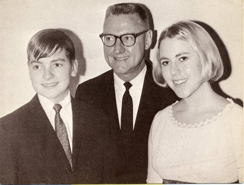 Corman family Christmas card, circa 1967