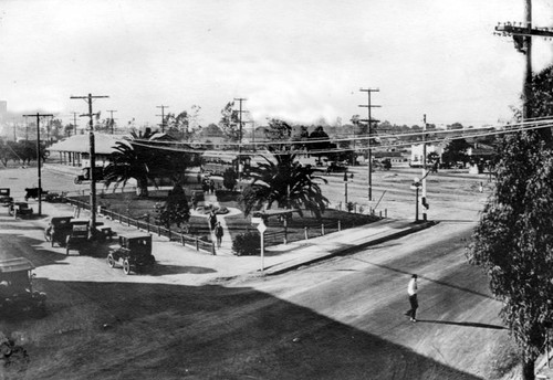 North Hollywood Pacific Electric Car Station, 1919