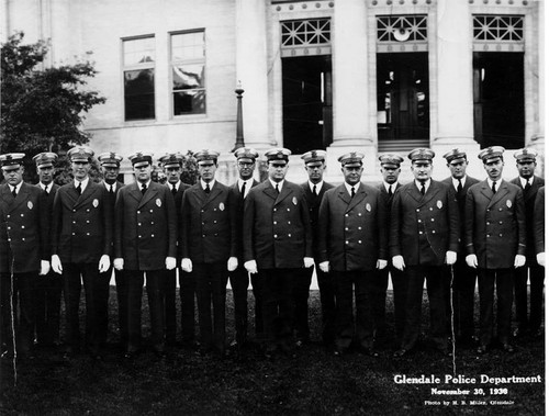 Glendale Police Department, Glendale, 1936