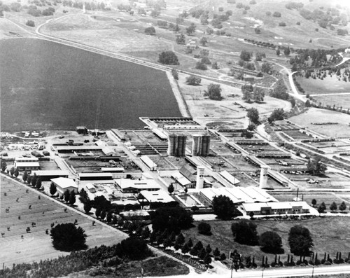 Adohr Farms, aerial view, circa 1940s