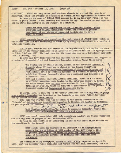 Alert--An anti-subversive public relations report, 1950 (page 2)