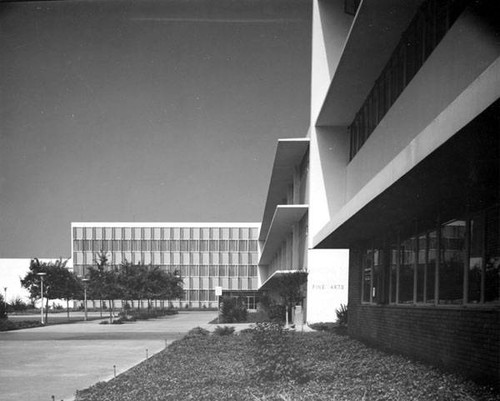 Fine Arts building at San Fernando Valley State College, August 1962