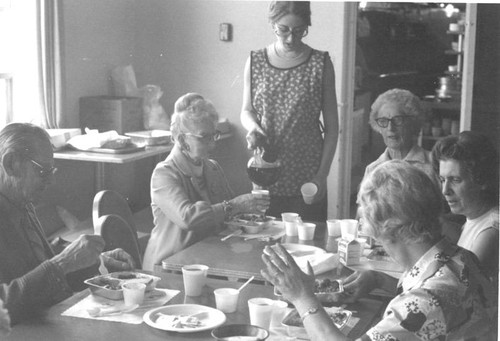 Elks Club meal for senior citizens, 1976