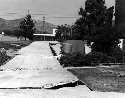 San Fernando Juvenile Hall, after earthquake, 1971