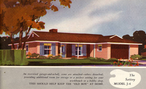 Brochure for the Ray Hommes & Co. Meadowlark Park housing development in Reseda