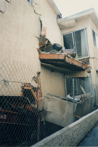 Earthquake damage, Sherman Oaks, Calif. January 1994