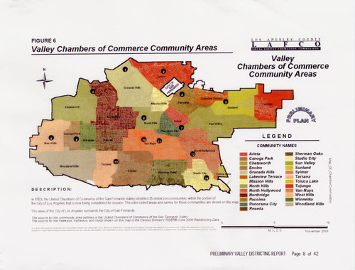 Valley Chambers of Commerce Community Areas