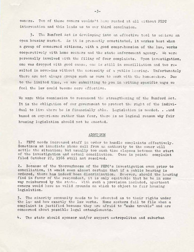 Report to the Commission to study the Rumford Act, 1966 (page 3)