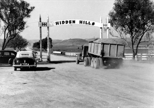 Front Gate, Hidden Hills, circa 1950s