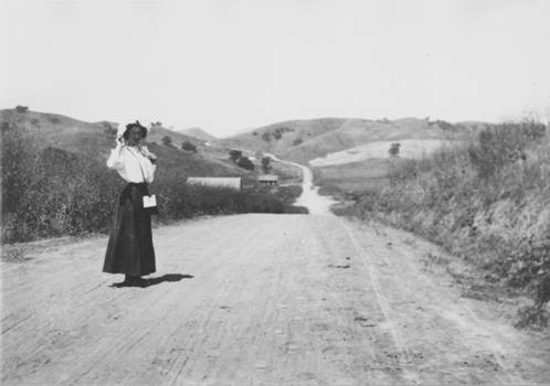 Ventura Road, west from Las Virgenes Road, circa 1908