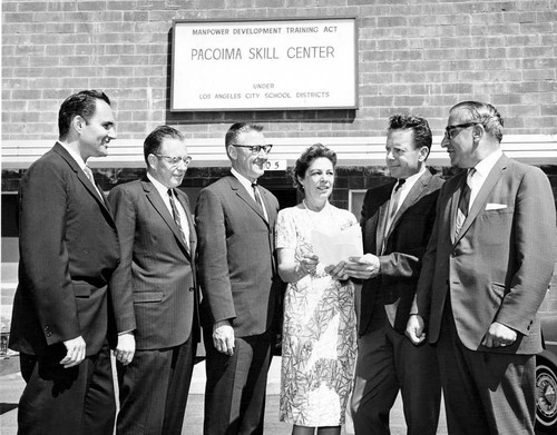 Pacoima Skill Center opening, circa 1964--Congressman James C. Corman