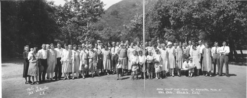 Order of Amaranth, Aloha Court 22 picnic in Glen Oaks, circa 1927