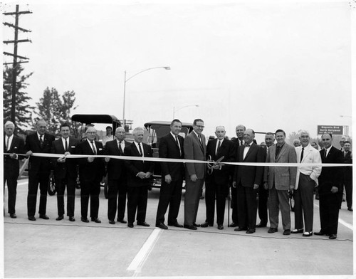 Opening of the Hollywood Freeway