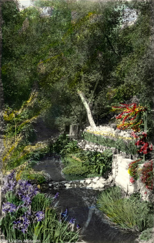 Gardens at the Orcutt Ranch, 1924