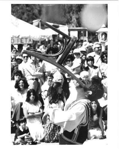 Performer at Greek Festival, circa mid-1970s