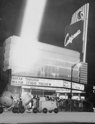 Grand opening, California Theatre, Burbank, 1950